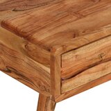  Stolić za kavu od masivnog drva sa izrezbarenom ladicom 100 x 50 x 40 cm | shoptok.hr