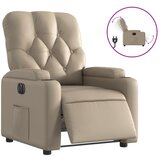 vidaXL Električni naslonjač od umjetne kože boja cappuccina | shoptok.hr