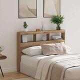 Ormarić za uzglavlje LED boja artisan hrast 140x17x102 cm | shoptok.hr