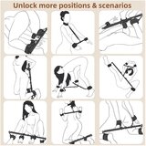 Lonelyi Lonely - nastavljiva prečnica in lisice (črna) | Shoptok.si