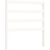  Okvir kreveta s uzglavljem bijeli 90 x 190 cm od masivnog drva | shoptok.hr