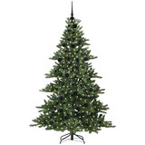  Umjetno božićno drvce s nogom Zelena 180 cm PVC i čelik | shoptok.hr