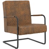 vidaXL 325734 Cantilever Chair Brown Fabric Cijene