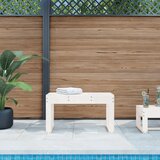 vidaXL Vrtna klop bela 80x38x45 cm trdna borovina Cene