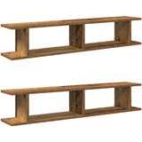 Maison Chic 2 kosi Stenske Police - Viseče police starinski les 105x18x20 cm inženirski les, (21793882) | Shoptok.si