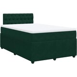 Box spring krevet s madracem tamnozeleni 120x200 cm baršunasti | shoptok.hr