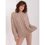 Wool Fashion Italia Sweater-AT-SW-2363-2.30-dark beige Cene