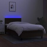  box spring s madracem LED crni 80 x 200 cm od tkanine | shoptok.hr