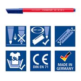 Staedtler flomastri Noris, 10/1 v kartonski škatli | Shoptok.si