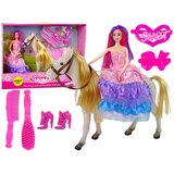 Princess Doll with White Pony Figures Accessories. | Shoptok.si