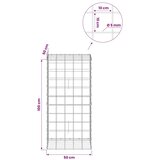  Gabion s žicom debljine 5 mm i mrežom 10x10 cm 50x50x100 cm - 50 cm 100 cm 50 cm | shoptok.hr