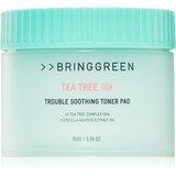 BRINGGREEN Tea Tree Cica Trouble Soothing Toner Pad tonizirajoče blazinice s pomirjajočim učinkom 90 kos Cene