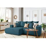Bobochic Paris Modra žametna kotna sedežna garnitura Enjoy – | Shoptok.si