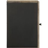 Zidni kupaonski ormarić crni 38x33x48 cm Puno drvo Mango | shoptok.hr