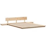  Krevetna konstrukcija Smeđa 150 x 200 cm boja drva | shoptok.hr