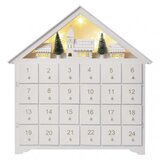 Emos LED adventski kalendar 8xLED/2xAA bela Cene