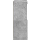 vidaXL Komoda z LED lučkami betonsko siva 41x37x100 cm | Shoptok.si