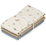 CamCam Copenhagen Svetlo rumene plenice v kompletu 3 ks iz organskega bombaža 70x70 cm Sea Garden – | Shoptok.si