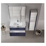 Hanah home Kupatilski ormarić sa umivaonikom i ogledalom (2 komada) Bari 100 v2 252 | Eponuda.com