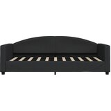  Dnevni krevet crni 90 x 190 cm od tkanine | shoptok.hr