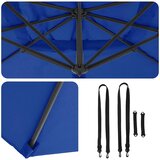  Suncobran Azurnoplava 351 x 250 x 260 cm Poliester i aluminij | shoptok.hr