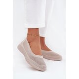 Boto Ladies Mesh Ballerinas In Sporty Style Beige Virella | Shoptok.si