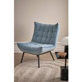 Ellos Home Svetlo moder žameten fotelj Legend – | Shoptok.si