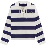 Scalpers Sweater majica mornarsko plava / srebro / bijela
