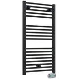 Sanotechnik Električni kopalniški radiator Innsbruck (48 x 92 cm, 500 W, črn) | Shoptok.si