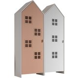 Vipack Bijela/ružičasta dječja garderoba 115x171,5 cm CASAMI BRUGES – Cijene