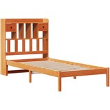  s regalom za knjige bez madraca 75 x 190 cm od borovine | shoptok.hr