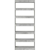 Ormarić za knjige s policom Betonski sivi 80 x 30 x 198 cm | Eponuda.ba