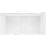  Papirnate vrećice 250 kom s ručkama bijele 32x17x25 cm | shoptok.hr
