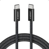 Anker Zolo USB tip-C kabl M/M 1.8m, za Apple, super brzo punjenje 240W/480Mbps, pleteni, crni | ePonuda.com