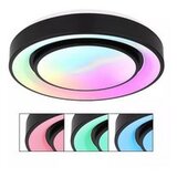 Globo LED stropna svetilka Sully (24 W, 38 x 7,5 cm, RGB) | Shoptok.si