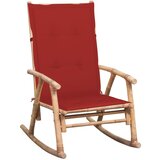  Stolica za ljuljanje od bambusa s jastukom | shoptok.hr