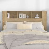 vidaXL vzglavna omarica sonoma hrast 160x18,5x104,5 cm | Shoptok.si