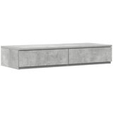  Krevet s ladicama Betonski sivi 100 cm Konstruirano drvo | shoptok.hr