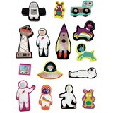 Floss&Rock® prijenosna kutija za igru s drvenim figuricama playbox space (15 komada) | shoptok.hr