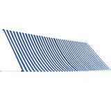 Tenda na uvlačenje 400 x 150 cm plavo-bijela | shoptok.hr