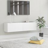 Maison Chic TV omarica - TV stojalo - Televizijska omarica bela 120x30x30 cm inženirski les, (21700527) | Shoptok.si