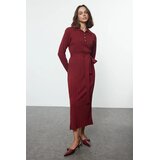 Trendyol Modest Ženska haljina Tctaw25Eb00026, Bordo | Eponuda.com