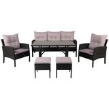 Venture Home Knock vrtna lounge garnitura, crna | shoptok.hr