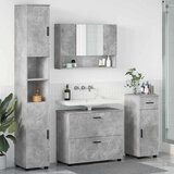 vidaXL Set namještaja za kupaonicu 4 pcs Beton siva 30 x 35 x 192 cm | shoptok.hr