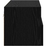 TV zidni ormari Zidne 2 pcs Crni hrast 60 x 30 x 30 cm | Eponuda.ba