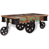  Stolić za kavu od obnovljenog drva 90 x 45 x 35 cm - Šareni Cijene