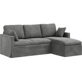 SOFA Tamno siva 198 x 134 x 80 cm Baršun | shoptok.hr