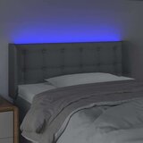  LED posteljno vzglavje svetlo sivo 103x16x78/88 cm blago, (20735646) | Shoptok.si