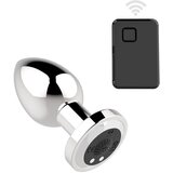 Kiotos Stainless Steel Butplug with Remote Cijene