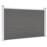  Vrtna ograda WPC 180 x 105 cm siva | Eponuda.com